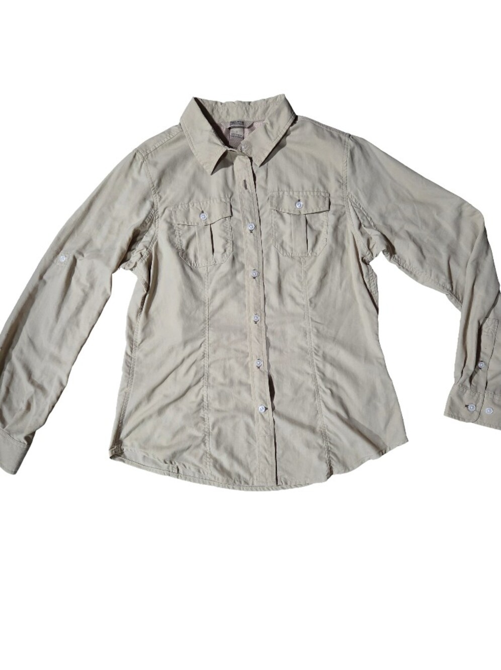 Duluth Armachillo Long Sleeve Shirt Khaki- Size Small